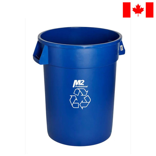 Recycling Container, 32 Gallon, Blue
