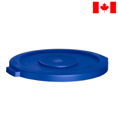 Lid for 32 Gallon Recycling Container, Blue