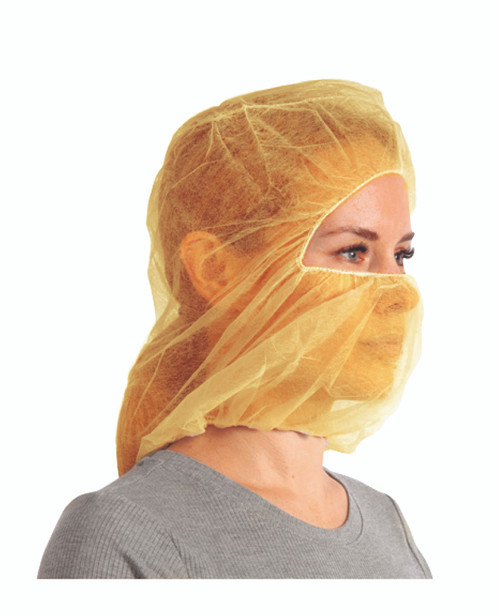 Balaclava Hood, Yellow, 1000/Case
