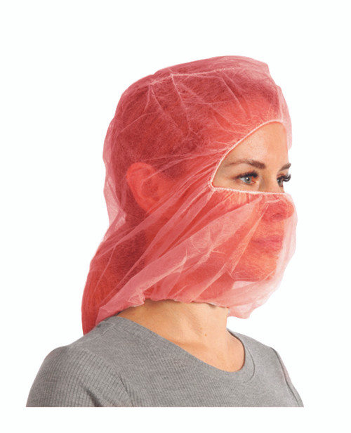 Balaclava Hood, Red, 1000/Case