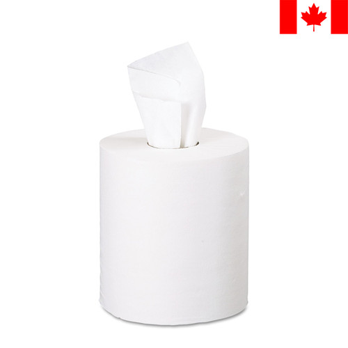 Universal Center Pull Towel, 7.7" x 500', White, 6 Rolls/Case