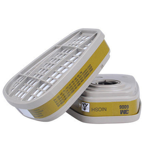 3M Cartridge Only, 3M 6006, Multiple Gases, 2/Pack