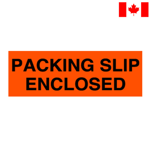 Handling Label, 2" x 5", Packing slip enclosed, 500/Roll