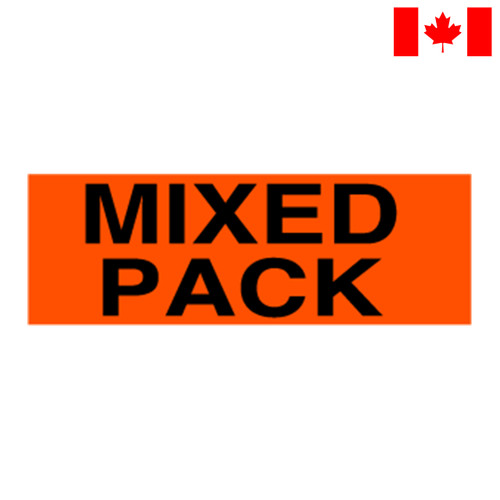 Handling Label, 2" x 5", Mixed Pack, 500/Roll