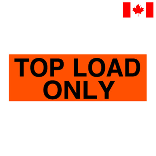 Handling Label, 2" x 5", Top load only, 500/Roll