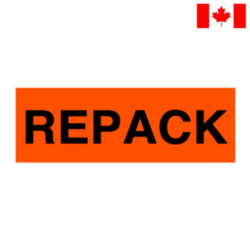 Handling Label, 2" x 5", Repack, 500/Roll