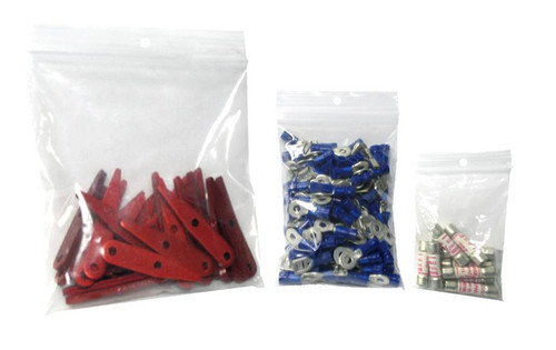 Reclosable Poly Bag, 12" x 12", 4 mil., Plain, 1000/Case