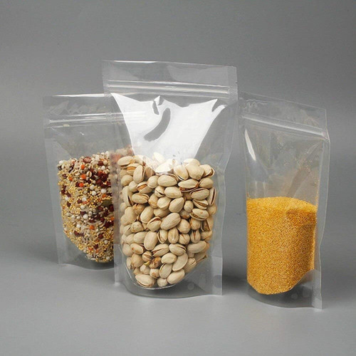 Stand Up Pouch, 8" x 10-3/4" + 3.75", 4 mil., High Barrier, 1,000/Case
