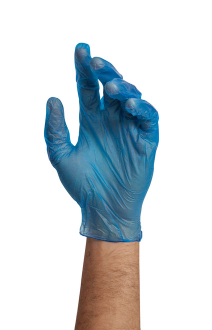 Blue Vinyl Gloves