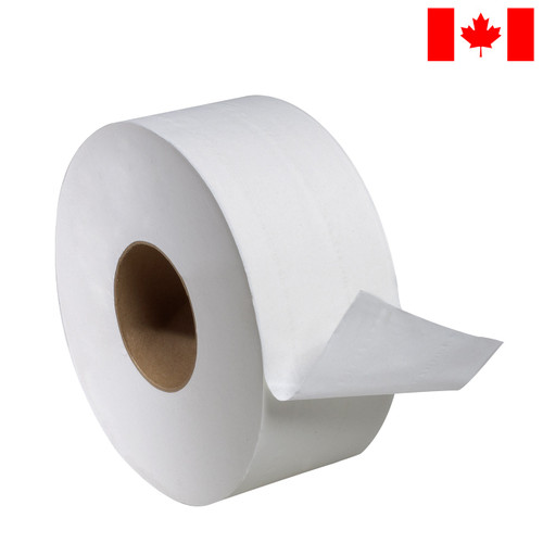 Jumbo Bath Tissue, 3.3" x 600', 8 Rolls/Case