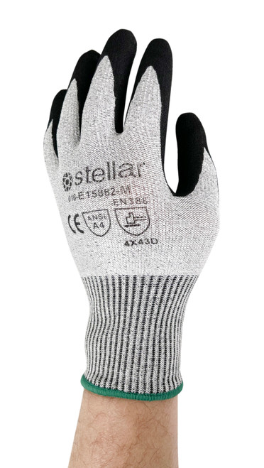 Cut Resistant Nitrile Coated Glove, Cut Level 4, X-Large, 12 Pairs/Bag