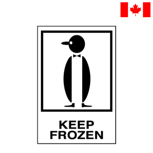 International Pictorial Label, 4" x 6", Keep Frozen, 500/Roll