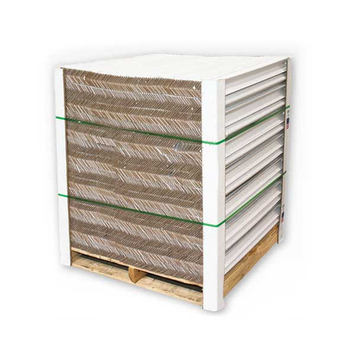 Edgeboard, 3" x 3" x .120" x 120", Medium Duty, 1050/Skid