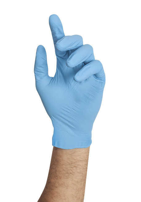 Nitrile Glove, 5 mil., Blue, Large, 100/Box