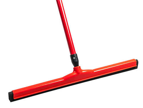 Plastic Moss Floor Squeegee Head, 24", Red