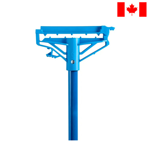 Step-N-Go Mop Handle, 60" Fibreglass, Blue Step-N-Go Mop Handle, 60" Fibreglass, Blue