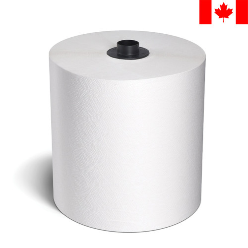 White Swan Roll Towel, #01959, White, 8"x800', 6 Rolls/Case