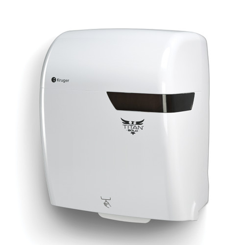 Titan® Bold Electronic Hybrid Roll Towel Dispenser, #09899, Touchless, White
