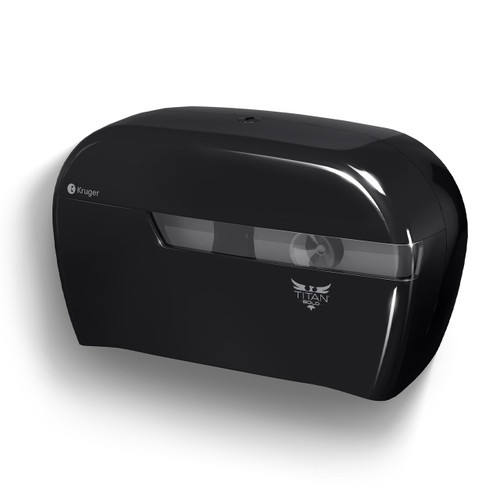 Titan® Bold Mini-Max®2 Jumbo Bathroom Tissue Dispenser, #09649, Black Titan® Bold Mini-Max®2 Jumbo Bathroom Tissue Dispenser, #09649, Black
