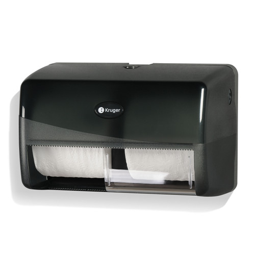 NOIR Twin Bathroom Tissue Dispenser, #09652, Black NOIR Twin Bathroom Tissue Dispenser, #09652, Black