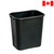 Waste Basket, 28 Quart, Black