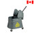 Elephant Foot 40qt. Mop Bucket and Wringer, Grey