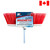 Magnetic Broom, Red, Includes 48" Metal Handle