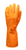 Chemical Resistant Latex Glove, 24 mil., Orange, X-Large, 12 Pairs/Bag
