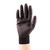 Polyurethane Coated Glove, Black, Small, 12 Pairs/Bag