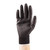 Polyurethane Coated Glove, Black, Medium, 12 Pairs/Bag