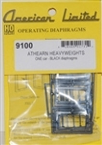 HO Diaphragms for Athearn Heavyweight Car (black) HO Diaphragms for Athearn Heavyweight Car (black)