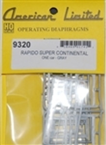 HO Diaphragms for Rapido Passenger Car (gray) HO Diaphragms for Rapido Passenger Car (gray)