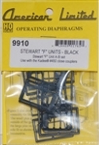HO Diaphragms for Stewart F Unit Diesels (black) HO Diaphragms for Stewart F Unit Diesels (black)