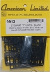 HO Diaphragms for Stewart F Unit Diesels, 3 units (black) HO Diaphragms for Stewart F Unit Diesels, 3 units (black)