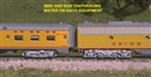 N Diaphragms for KATO E & F Units, ABA Set (gray) N Diaphragms for KATO E & F Units, ABA Set (gray)