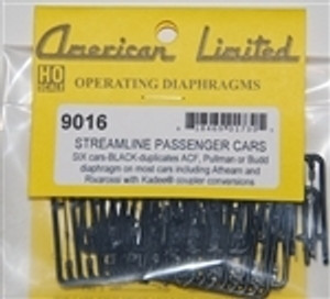 HO Diaphragms for Streamliners, 6 pack (black) HO Diaphragms for Streamliners, 6 pack (black)
