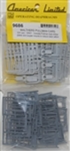 HO Diaphragms for Walthers Pullman Cars, 6 cars (gray) HO Diaphragms for Walthers Pullman Cars, 6 cars (gray)