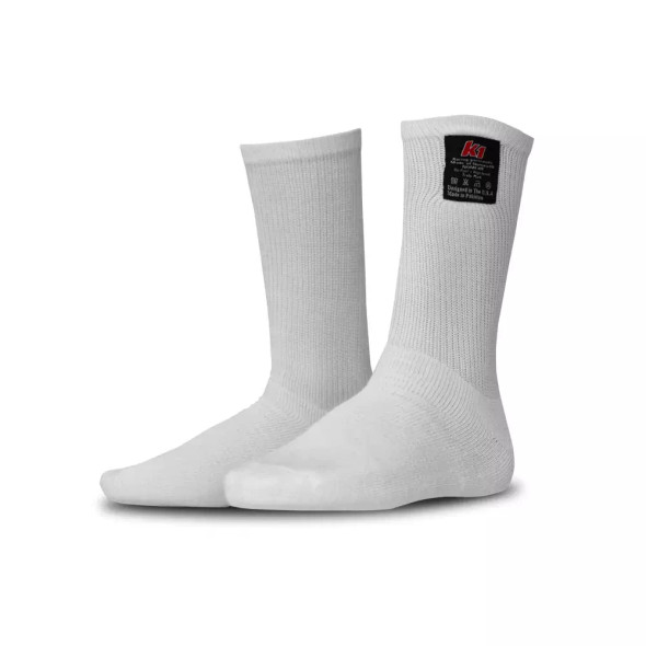 K1 Racegear Socks Nomex K1 White Small/Medium 26-Nso-W-Sm