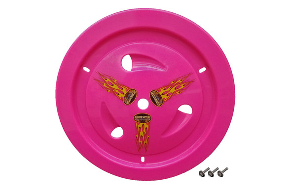 Dominator Racing Products Wheel Cover Bolt-On Pink Real Style 1007-B-Pk