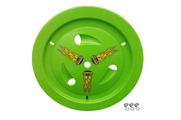 Dominator Racing Products Wheel Cover Dzus-On Xtr Green 1013-D-Xg