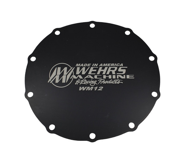Wehrs Machine Ford 9In Cover Black Ano Aluminum. Wm12