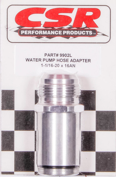 Csr Performance Water Pump Hose Adapter - 1-1/4 X 16An 9902L
