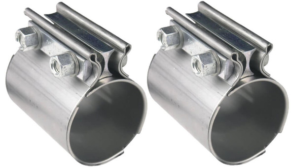Hooker Exhaust Coupler Clamps 2-1/2 Ss 2Pk 41172Hkr
