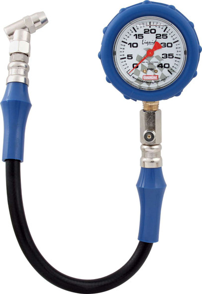 Quickcar Racing Products Tire Gauge 40 Psi Liquid Filled 56-041