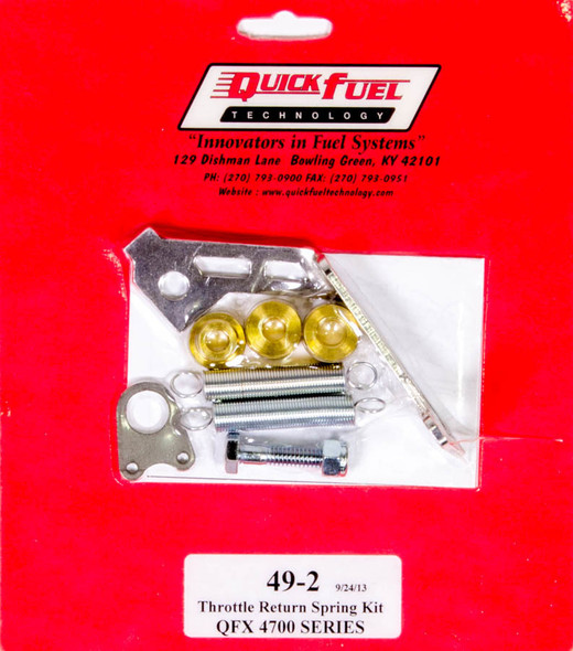 Quick Fuel Technology Throttle Return Spring Kit - Qfx Carbs 49-2Qft