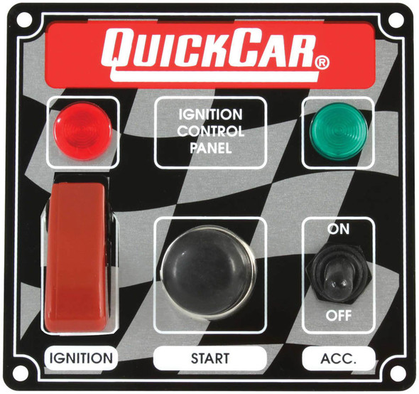 Quickcar Racing Products Ign. Panel 2 Switch W/Lights 50-023