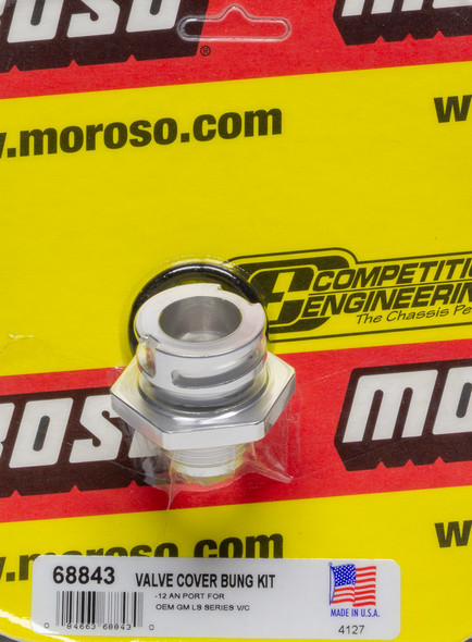 Moroso 12An Male Valve Cover Fitting For Gm Ls 68843