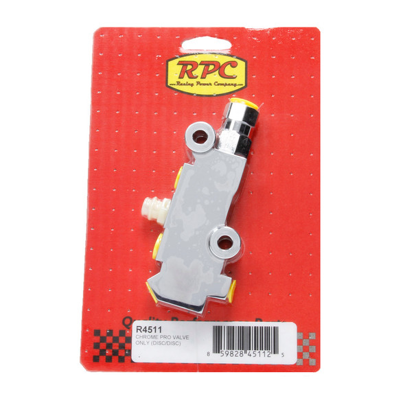 Racing Power Co-Packaged Chrome Prop Valve Only (Disc/Disc) R4511