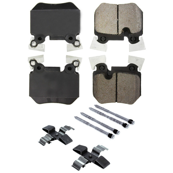 Centric Brake Parts Posi-Quiet Ceramic Brake Pads With Shims And Har 105.1372