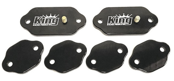 King Racing Products Exhaust Cover Kit Billet Standard Port 2105